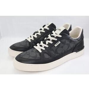 COACH Size 13 Mens Coated Leather Signature Sneaker